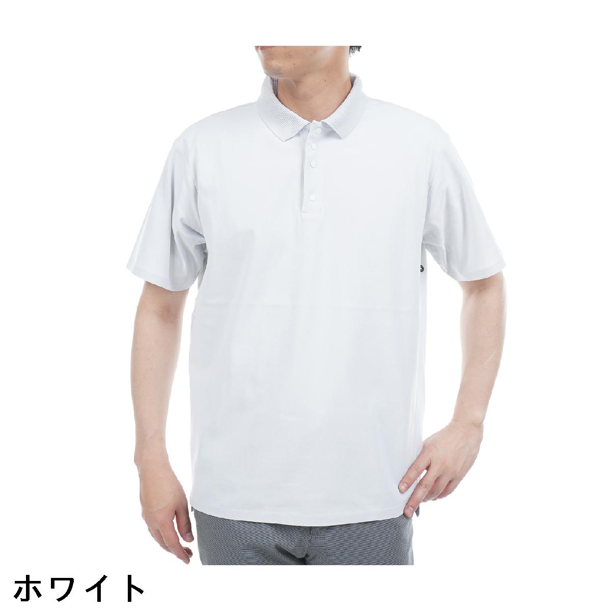 アンパスィ　and per se & GOLF　ストレッチ レイシャットピケ半袖ポロシャツ