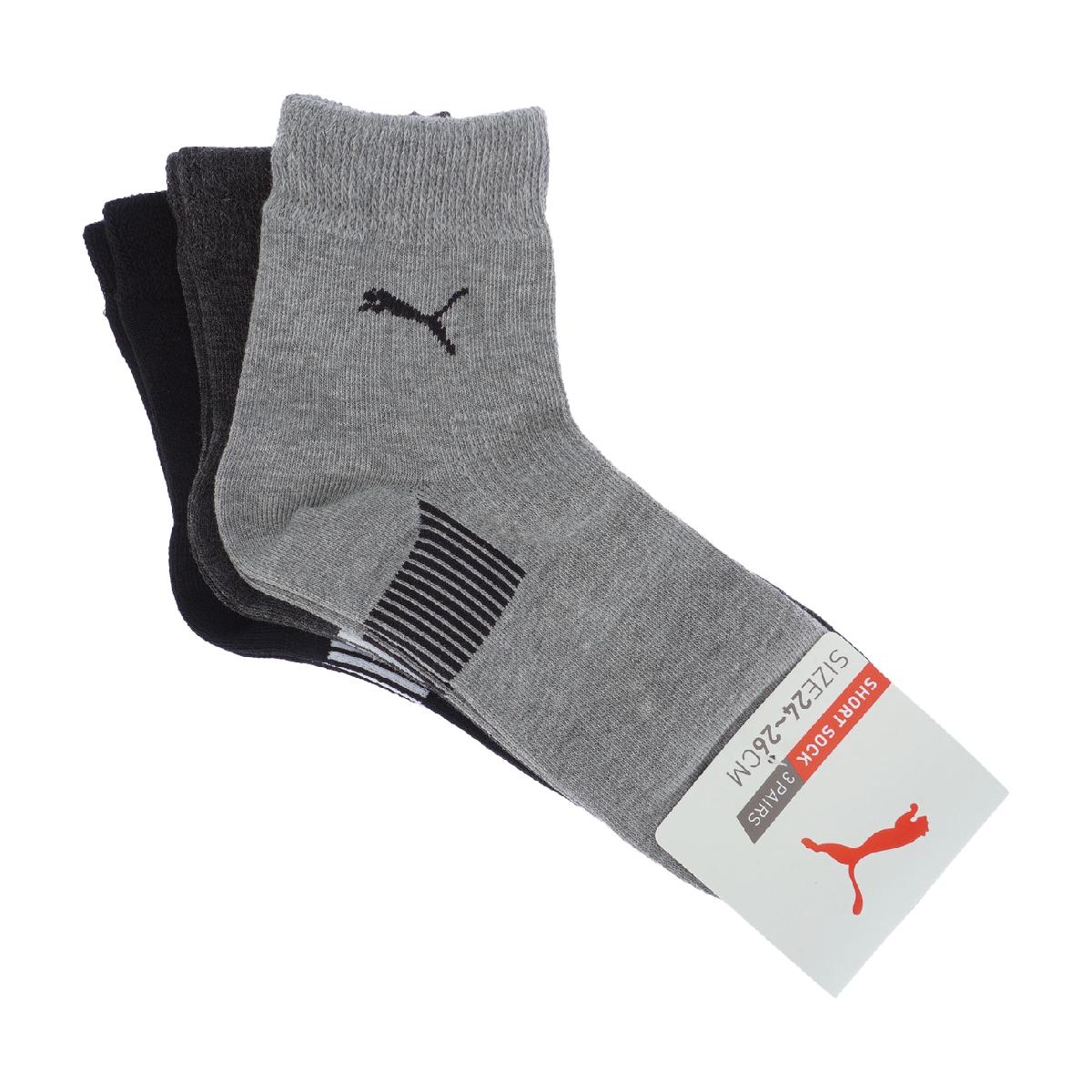 PUMA - プーマ　PUMA　ショートソックス 3足セット
