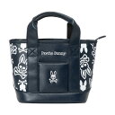 サイコバニー PSYCHO BUNNY MONOGRAM ラウンドバッグ