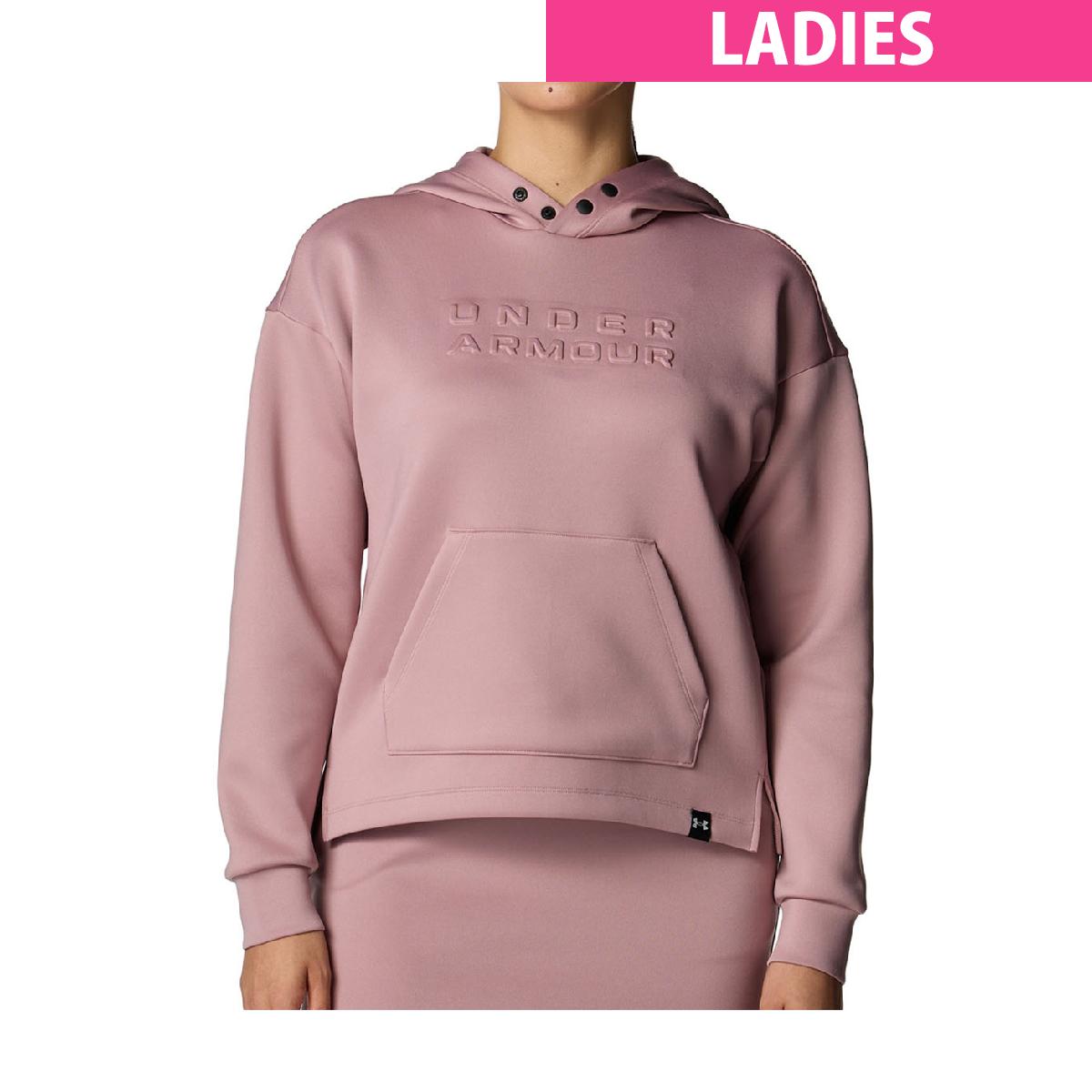 アンダーアーマー　Under Armour　ストレッチ UA ドライブ ワードマーク 長袖フーディー　レディス