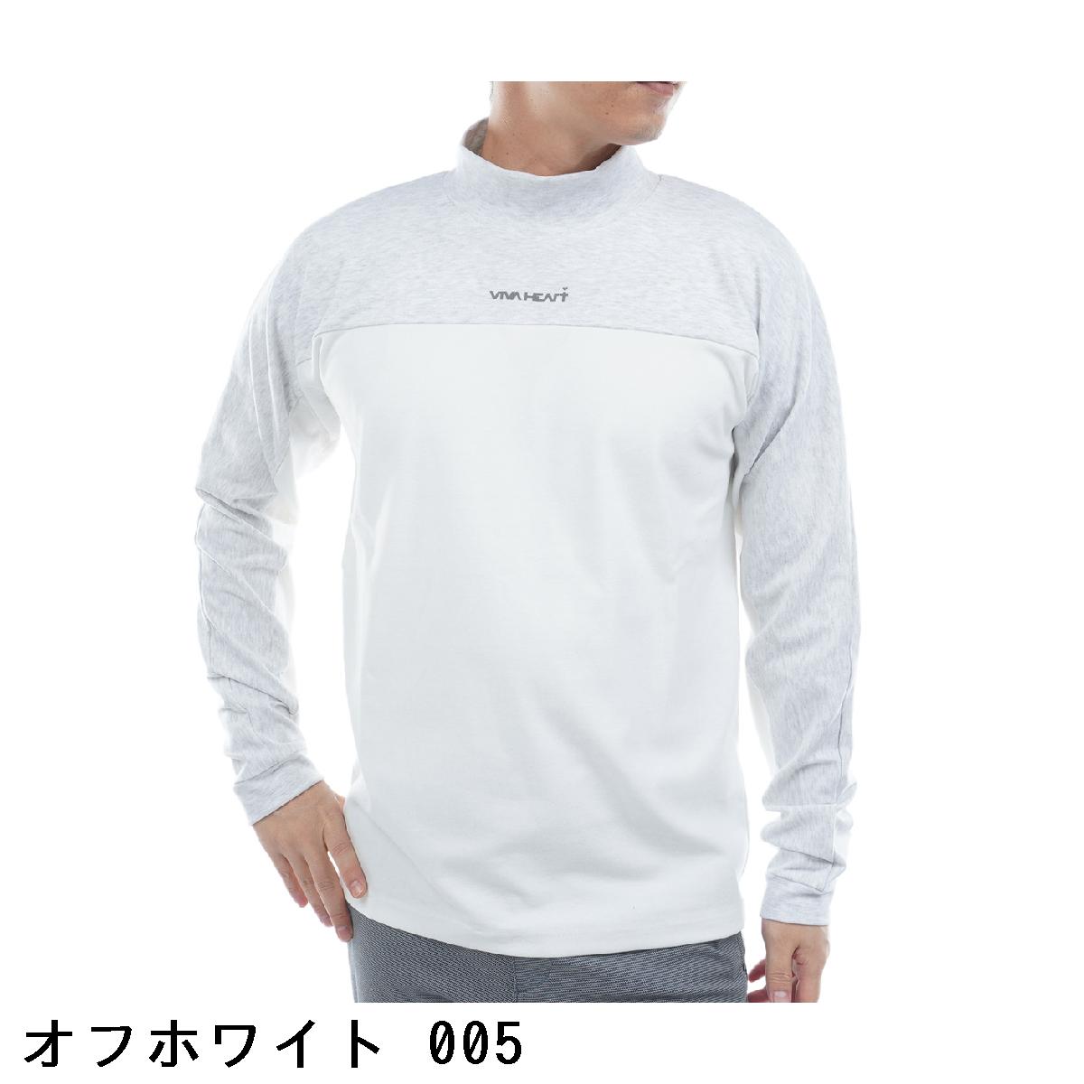 ビバハート　VIVA HEART　起毛ストレッチ 着物スリーブ長袖シャツ