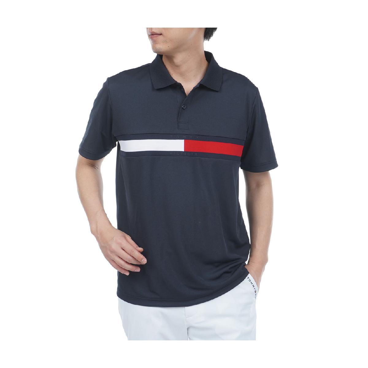 トミー ヒルフィガー ゴルフ　TOMMY HILFIGER GOLF　フラッグロゴ 半袖ポロシャツ