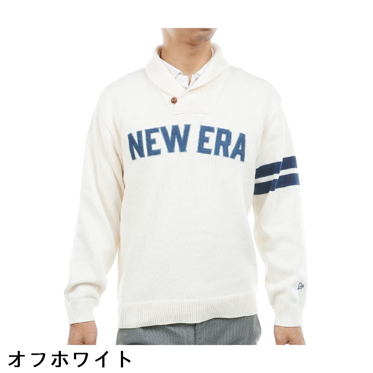 ニューエラ　NEW ERA GOLF　GF ショールカラーセーター