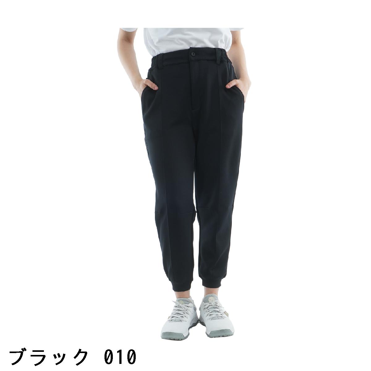 ブリーフィング　BRIEFING　ストレッチ 3Dロゴ クリースドワイドジョガーパンツ　レディス