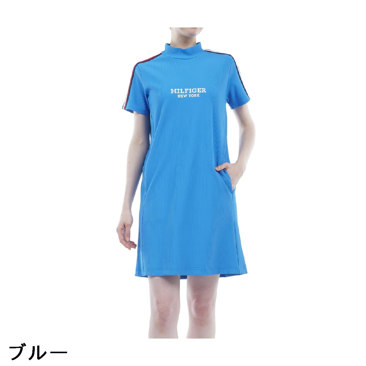 トミー ヒルフィガー ゴルフ　TOMMY HILFIGER GOLF　ハイテンション 半袖モックネックワンピース　レディス