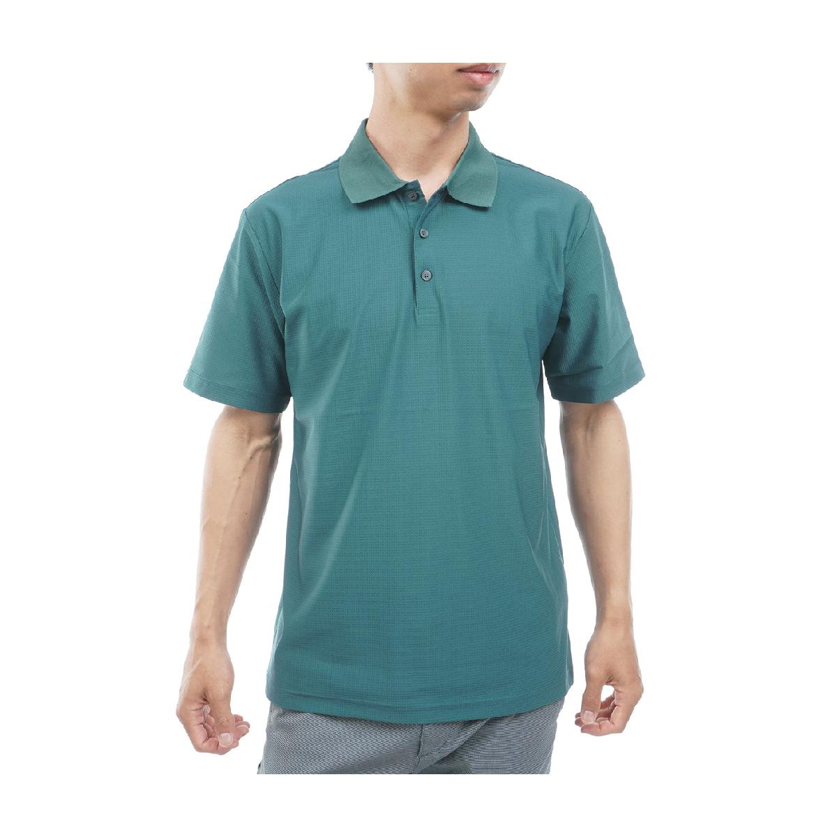ユナイテッドアローズ　UNITED ARROWS GOLF　バックプリント メッシュ半袖ポロシャツ