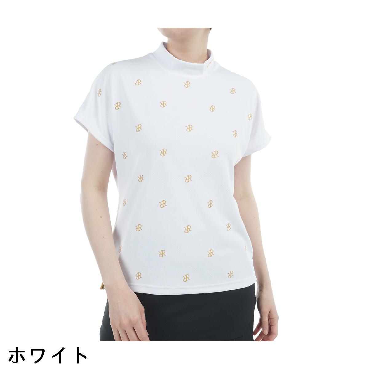 レザレクション　Resurrection　RR EBD ストレッチ ドルマンスリーブモックネック半袖シャツ　レディス