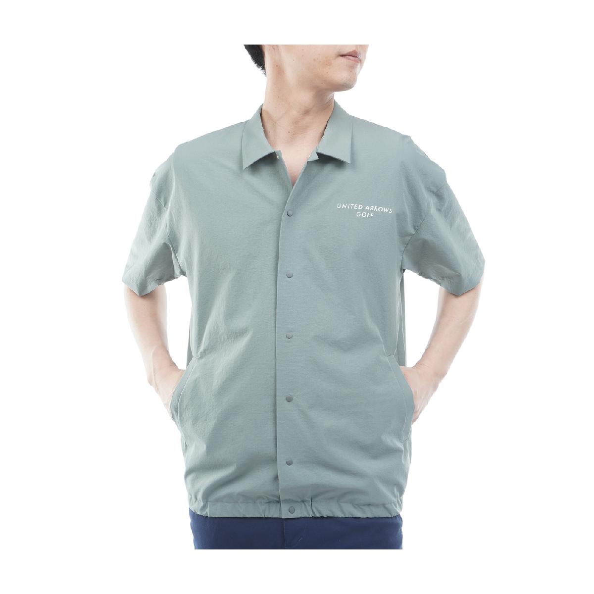 ユナイテッドアローズ　UNITED ARROWS GOLF　ストレッチ メッシュ半袖シャツ