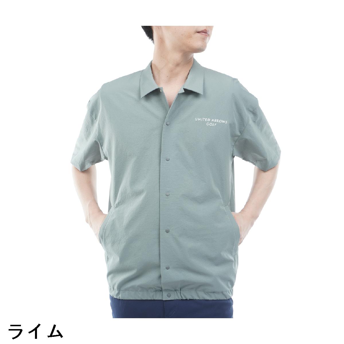ユナイテッドアローズ　UNITED ARROWS GOLF　ストレッチ メッシュ半袖シャツ