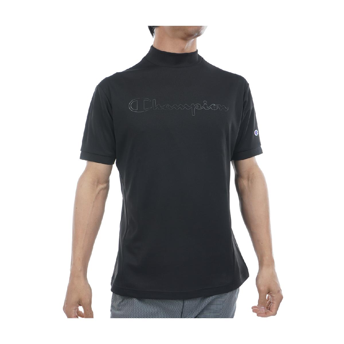 チャンピオンゴルフ　Champion GOLF　コンフォートベントジャージ 半袖モックネックシャツ