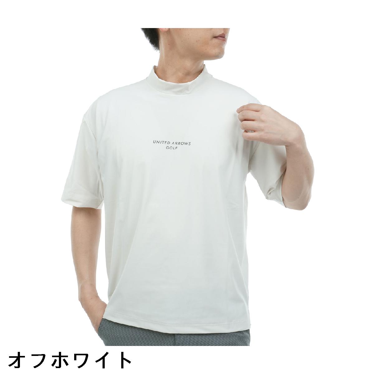 ユナイテッドアローズ　UNITED ARROWS GOLF　ストレッチ モックネック半袖シャツ