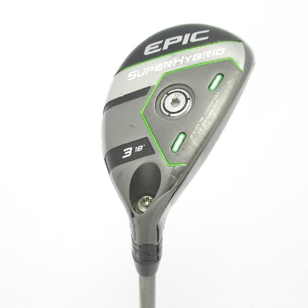 キャロウェイゴルフ　EPIC　EPIC SUPER HYBRID US ユーティリティ Aerotech SteelFiber fc HYB　シャフト：Aerotech SteelFiber fc HYBCランク　フレックスF4　男性用 メンズ用　右用