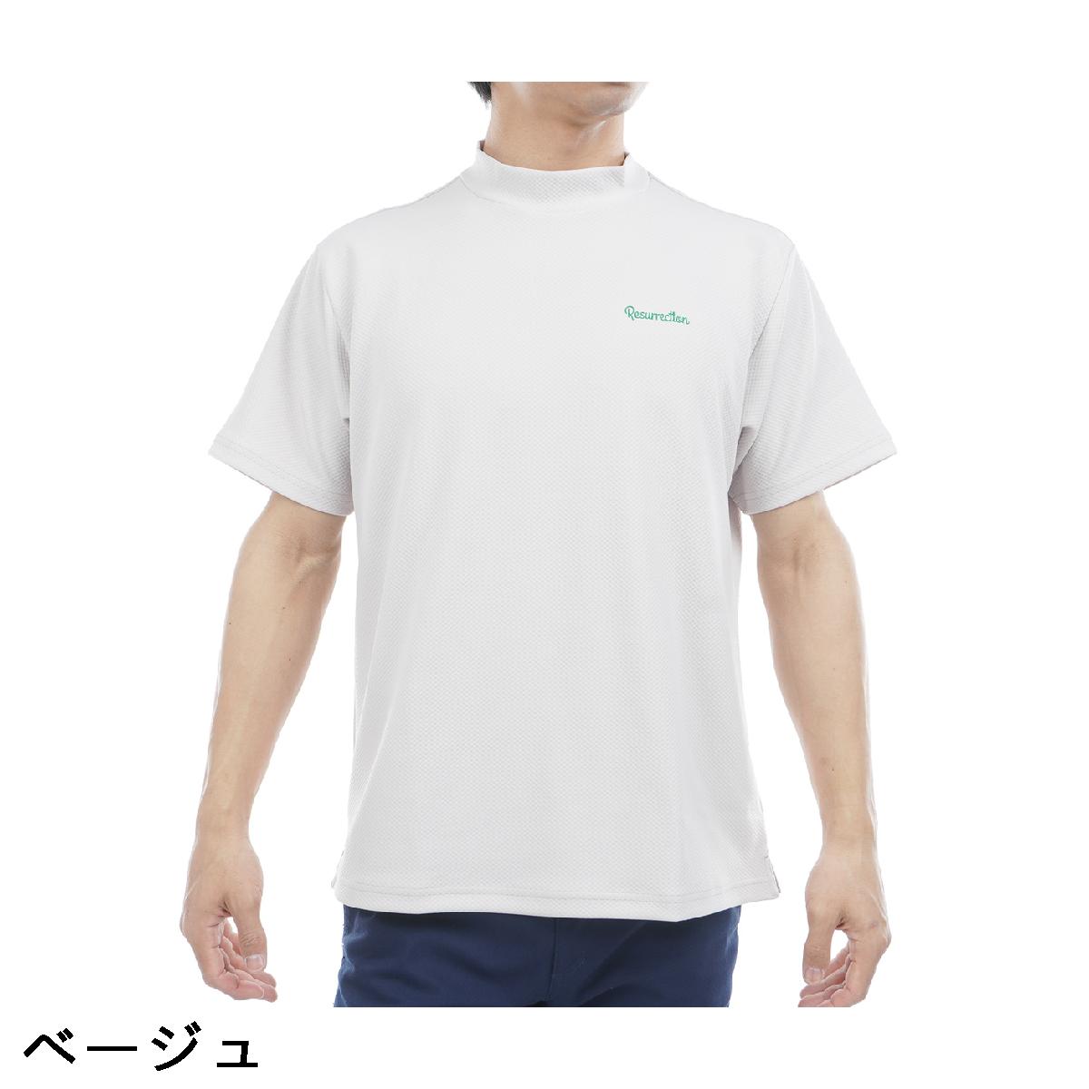 レザレクション　Resurrection　リラックスフィット モックネック半袖シャツ