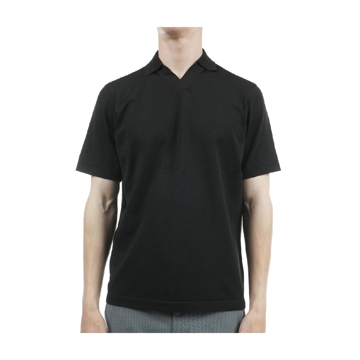 アンパスィ　and per se & GOLF　ストレッチ フレキシブライト ニット半袖シャツ