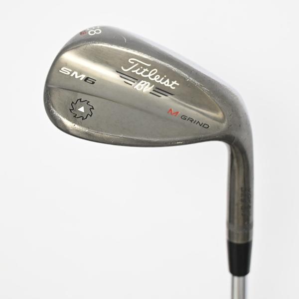 【中古】タイトリスト Vokey Vokey SM6 スティールグレイ M GRIND ウェッジ スチールシャフト 【58-08】シャフト：スチールシャフトDランク フレックス判別不能 男性用 メンズ用 右用