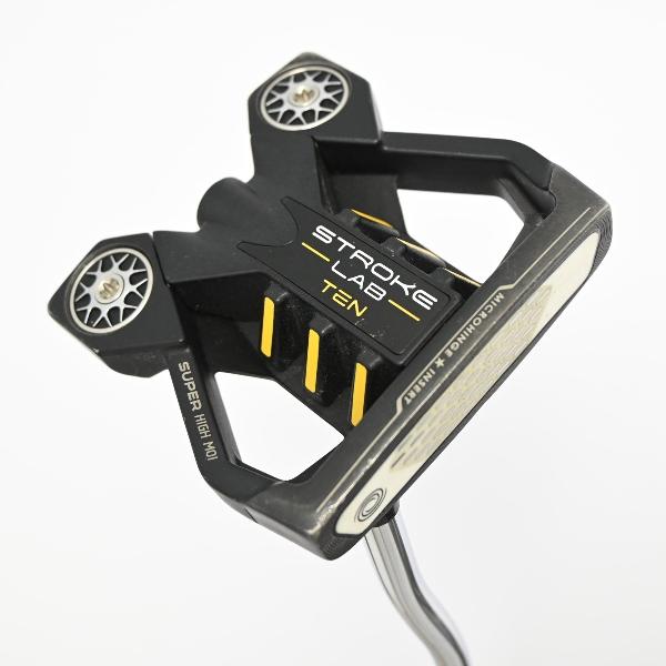 【中古】オデッセイ STROKE LAB ストロークラボ BLACK TEN パター カーボンスチール複合シャフト 【33】シャフト：カーボンスチール複合シャフトCランク フレックス計測項目外 男性用 メンズ用 右用
