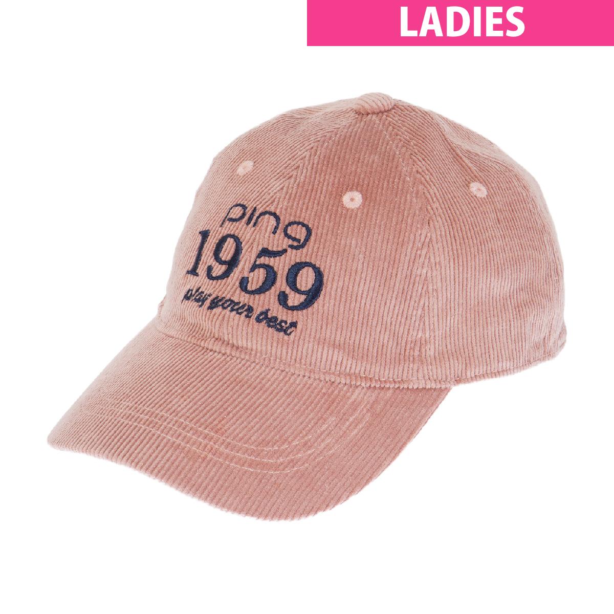 ピン　PING　コーデュロイキャップ　レディス