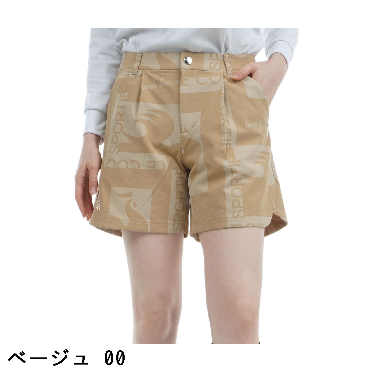 ルコックスポルティフ ゴルフ　Le coq sportif GOLF　ストレッチ タックキュロットパンツ　レディス