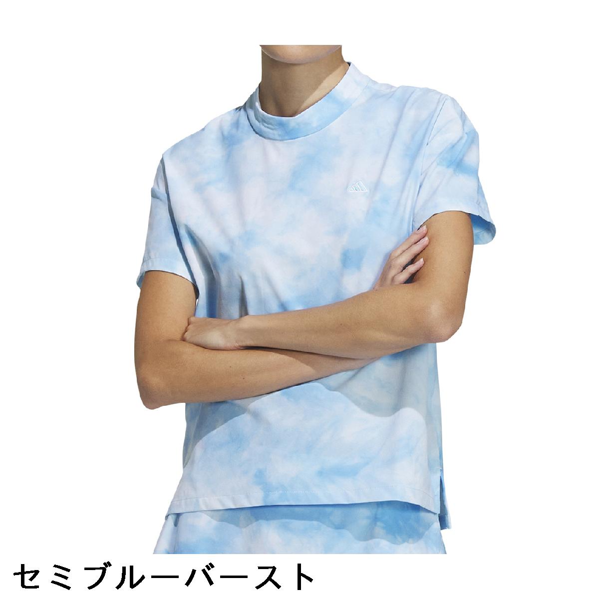 アディダス　Adidas　PLAYGREEN ストレッチ タイダイプリント リラックスフィット半袖シャツ　レディス