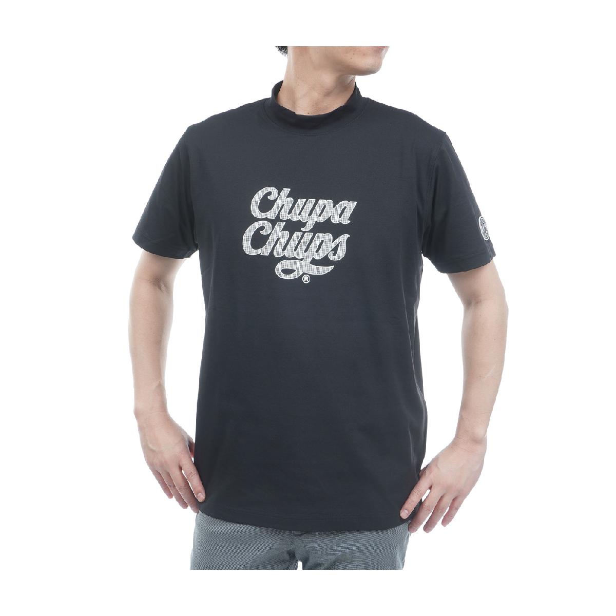 アンパスィ　and per se　ストレッチ チュッパチャプス モックネック半袖シャツ...