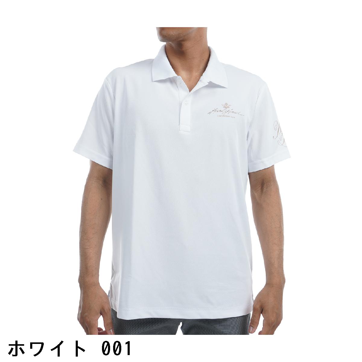 カールカナイゴルフ　KARL KANI GOLF　UVカット ドライビクトリアハート メタルシート半袖ポロシャツ
