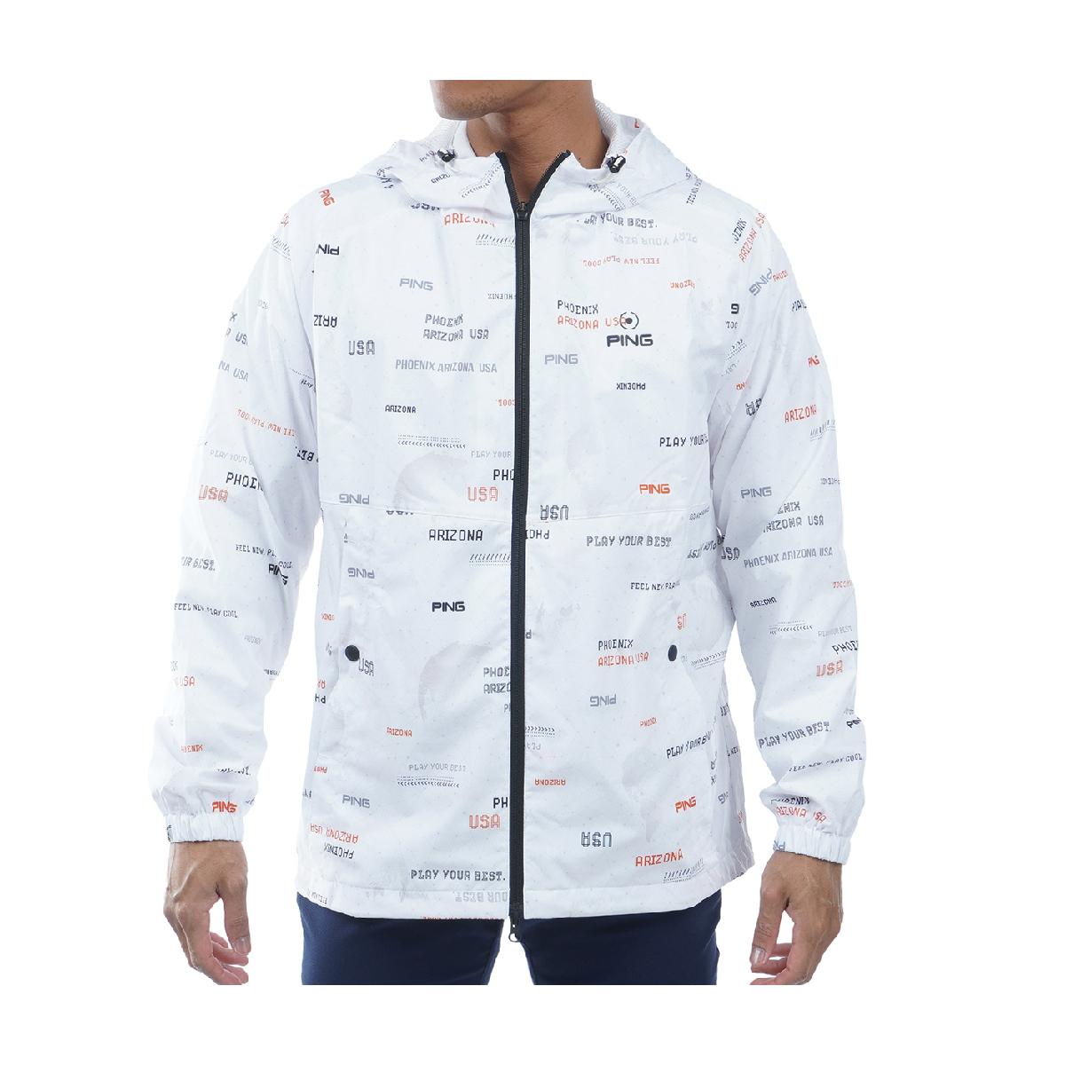 ピン　PING　EARTHプリント フーディーブルゾン