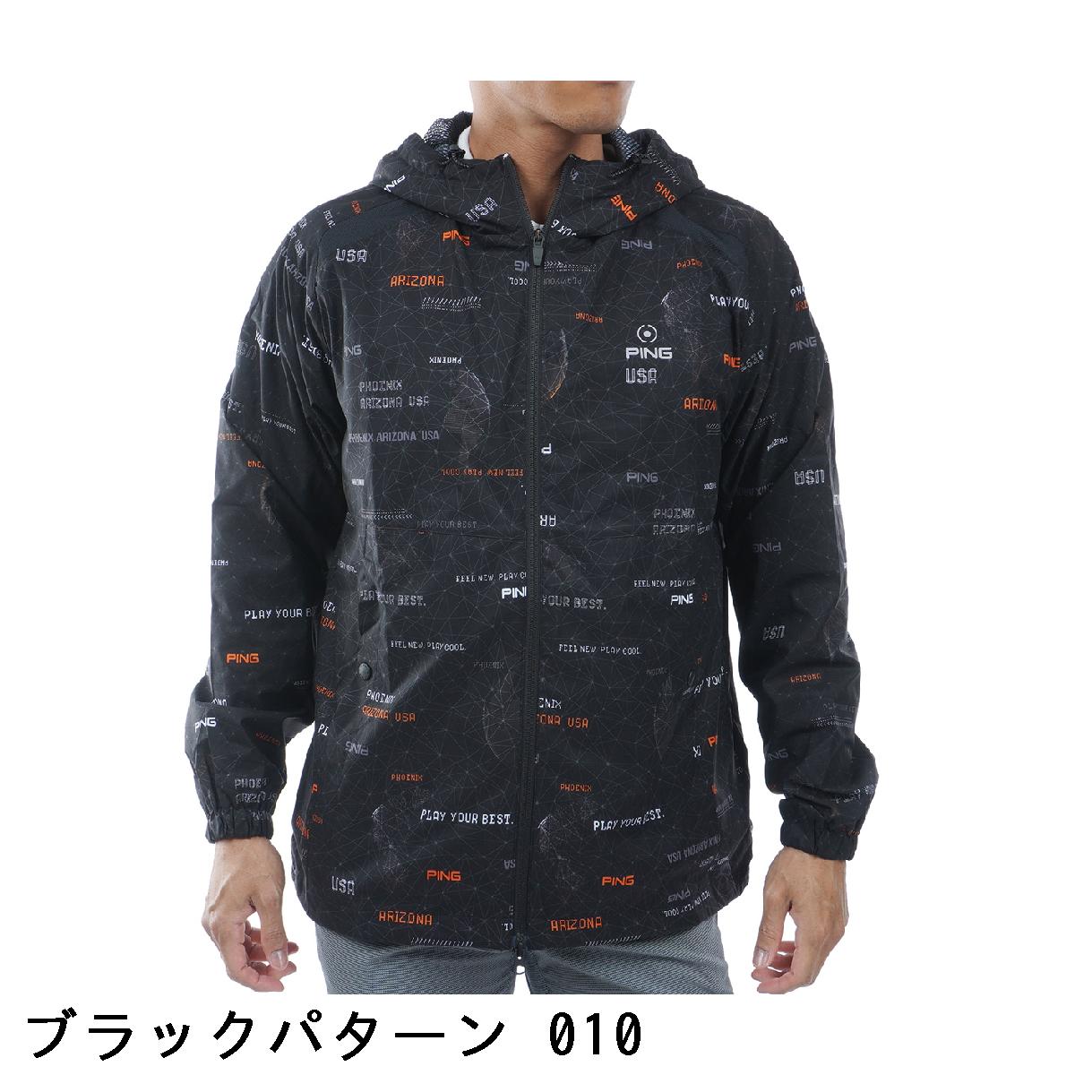 ピン　PING　EARTHプリント フーディーブルゾン