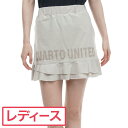 クアルトユナイテッド CUARTO UNITED ロゴ入りフリルスカート レディス