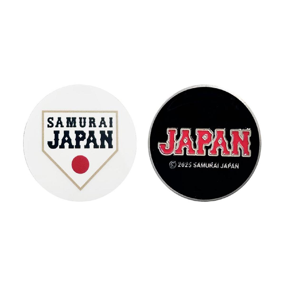 侍ジャパン リバーシブルゴルフマーカーその他メーカー / その他商品の特徴2026年SAMURAI JAPAN 正規ライセンスモデル表裏で異なるデザインを楽しめるリバーシブル仕様。素材アクリル、スチール製造国中国サイズバリエーション直径4cm機能リバーシブルシーズン2026年モデル26ssacc