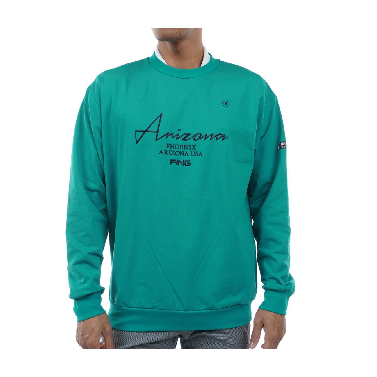 ピン　PING　コンパクト裏毛クルーネックプルオーバー