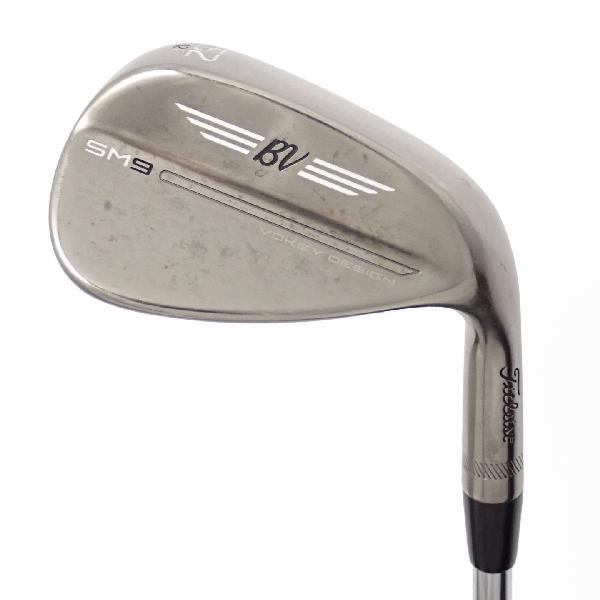 タイトリスト　Vokey　ボーケイ SM9 BRASHED STEEL ウェッジ Dynamic Gold　シャフト：Dynamic GoldCランク　フレックスWEDGE　男性用 メンズ用　右用