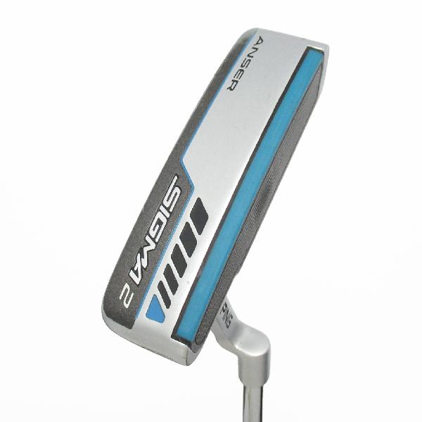 【中古】ピン　SIGMA 2　SIGMA2 ANSER プラチナム仕上げ パター スチールシャフト　【33】シャフト：スチールシャフトCランク　フレックス計測項目外　男性用 メンズ用　右用
