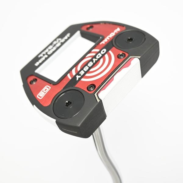 【中古】オデッセイ　Ai-DUAL　Ai-DUAL 1/2BALL JAILBIRD ミニ DB パター スチールシャフト　【34】シャフト：スチールシャフトBランク　フレックス計測項目外　男性用 メンズ用　右用