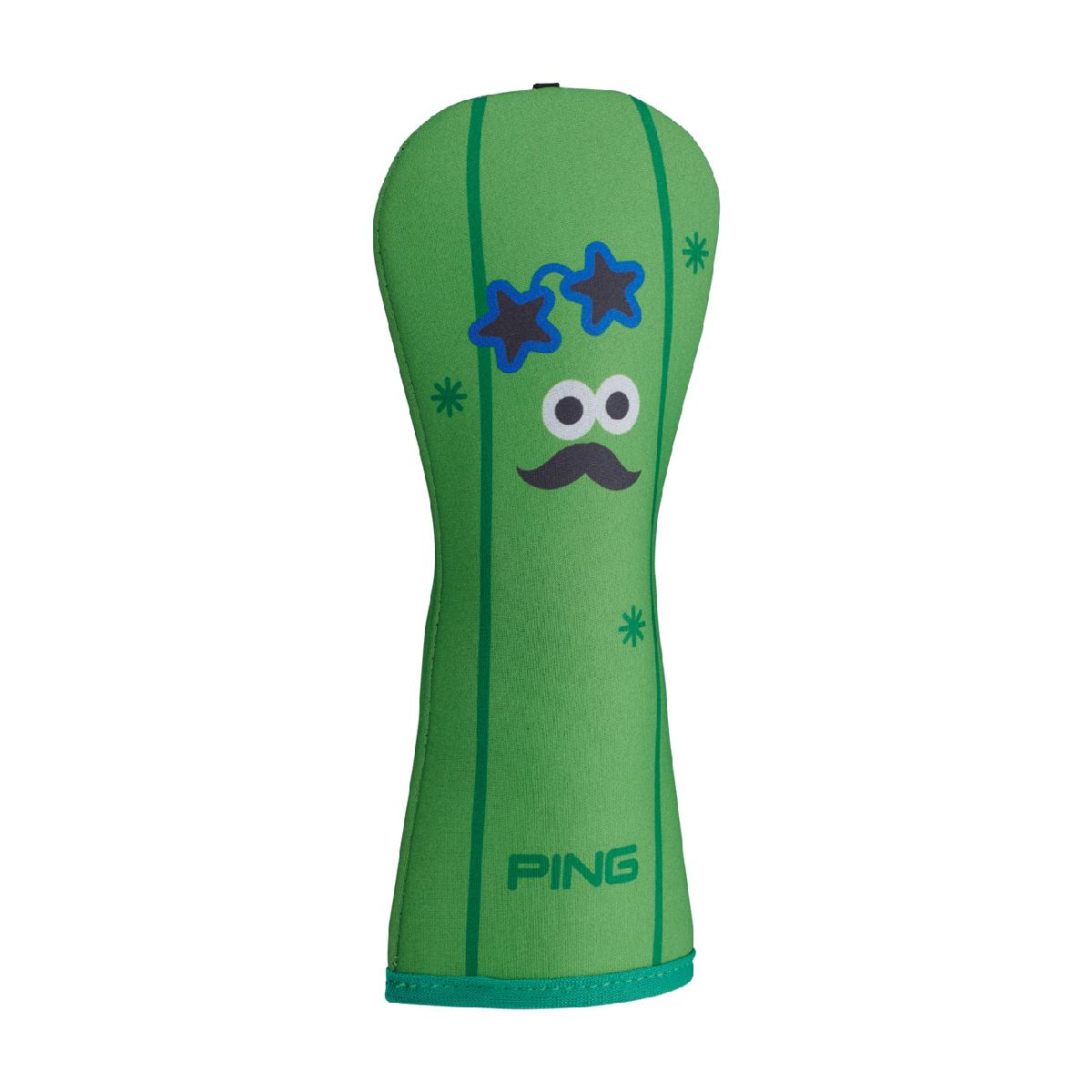 カクタスミトン ヘッドカバー FW用ピン / PING商品の特徴・キャッチ「ポップなサボテン柄ヘッドカバー」・デザイン「PING本社があるアリゾナを象徴するサボテンをモチーフにした、ポップでかわいいヘッドカバー。コミカルなサボテンの表情が目を引くデザイン。」・ディテール「着脱しやすいミトン型。」・素材感「クラブをやさしく保護できる、柔らかく伸縮性のあるクロロプレン素材を使用。」素材クロロプレン製造国中国シーズン2026年モデル26fwacc superpricedown superpricedownmall superpricedownl