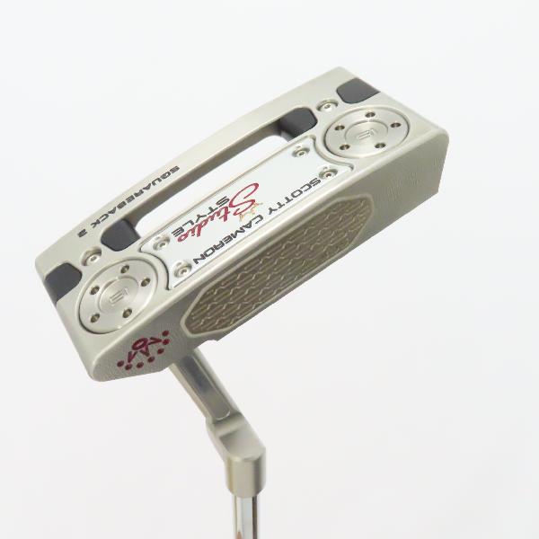 【中古】スコッティキャメロン　SCOTTY CAMERON　スタジオスタイル スクエアバック 2(2025) パター スチールシャフト　【34】シャフト：スチールシャフトCランク　フレックス計測項目外　男性用 メンズ用　右用