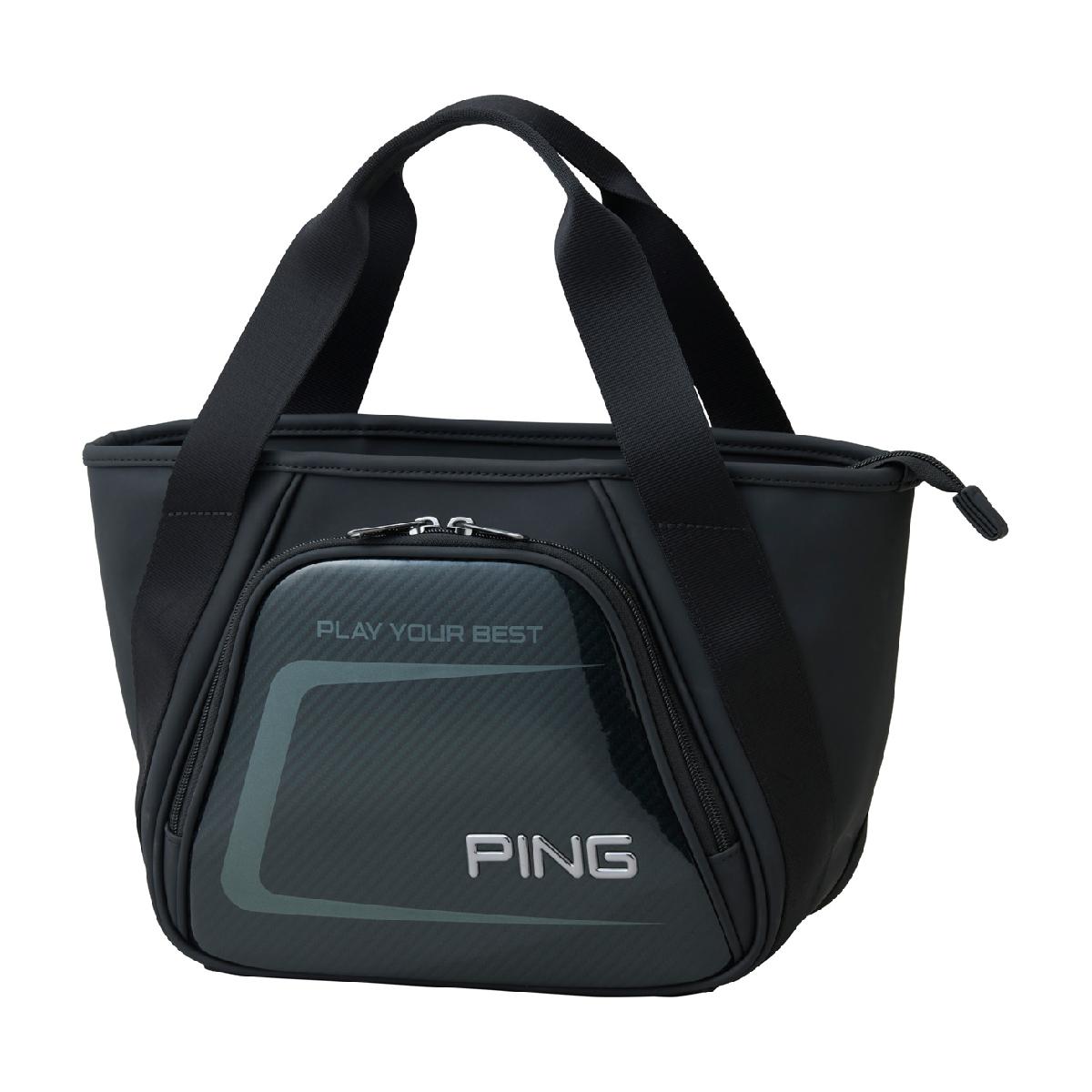 ピン　PING　ブラック ラウンドトートバッグ
