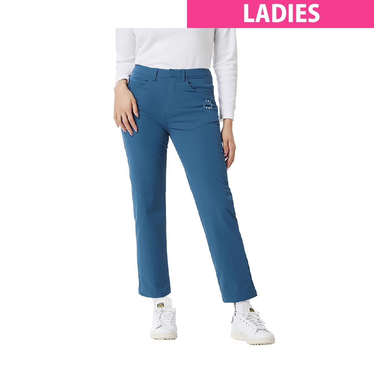 テーラーメイド　Taylor Made　ストレッチ サークルロゴ ストレートアンクルパンツ　レディス