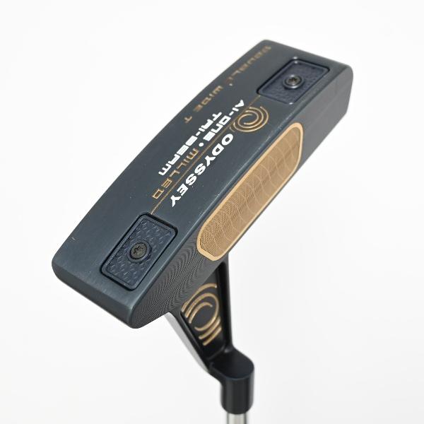 【中古】オデッセイ　AI-ONE MILLED　Ai-ONE MILLED TRI-BEAM DOUBLE WIDE T CH パター スチールシャフト　【34】シャフト：スチールシャフトCランク　フレックス計測項目外　男性用 メンズ用　右用