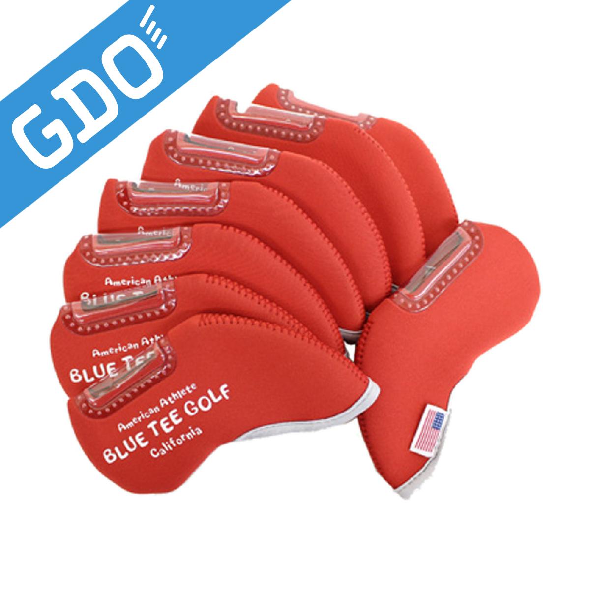 ブルーティーゴルフ BLUE TEE GOLF ストレッチアイアンカバーセット(窓付きタイプ) 1セット(8個入り)