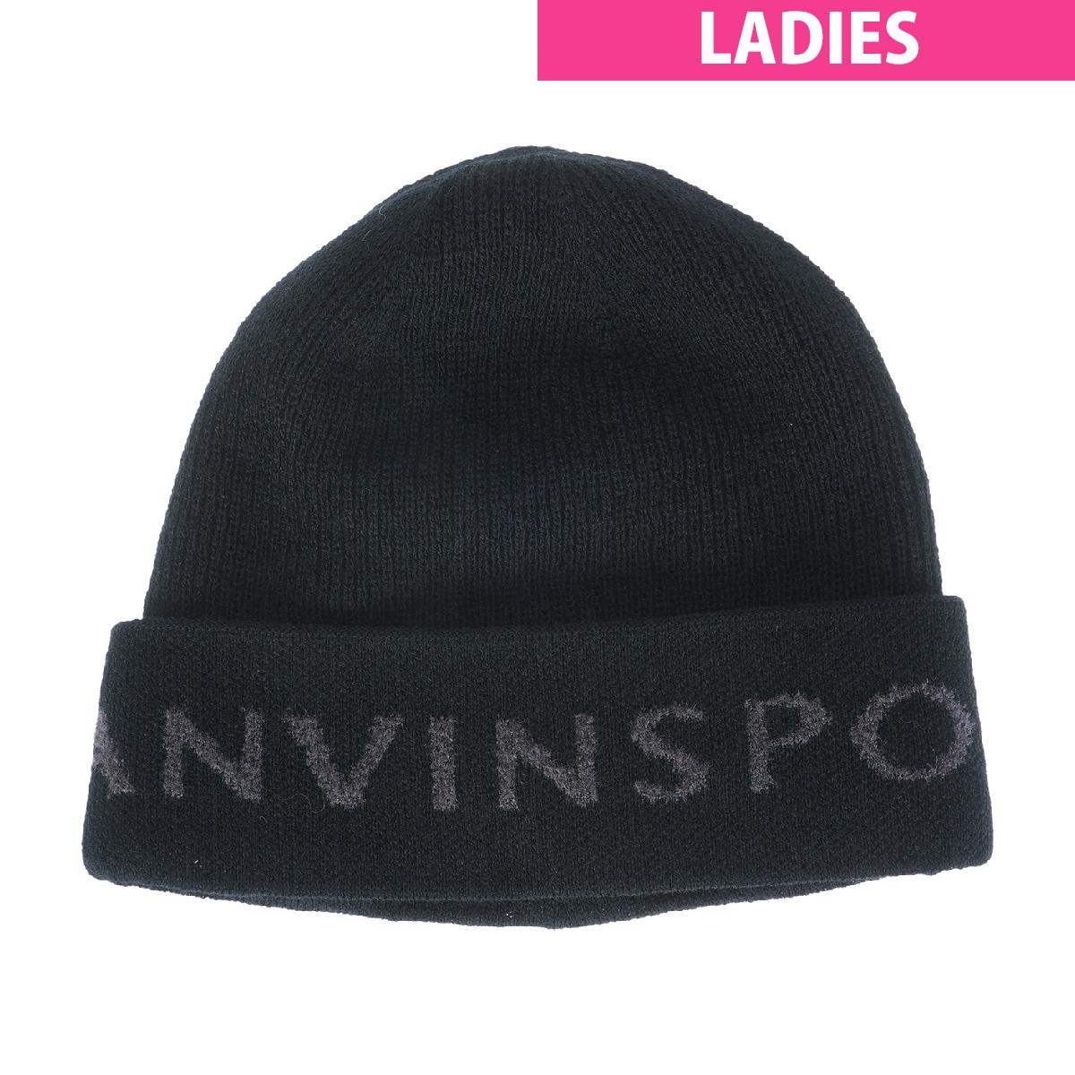 ランバン スポール　LANVIN SPORT　ロゴデザインニットワッチ　レディス