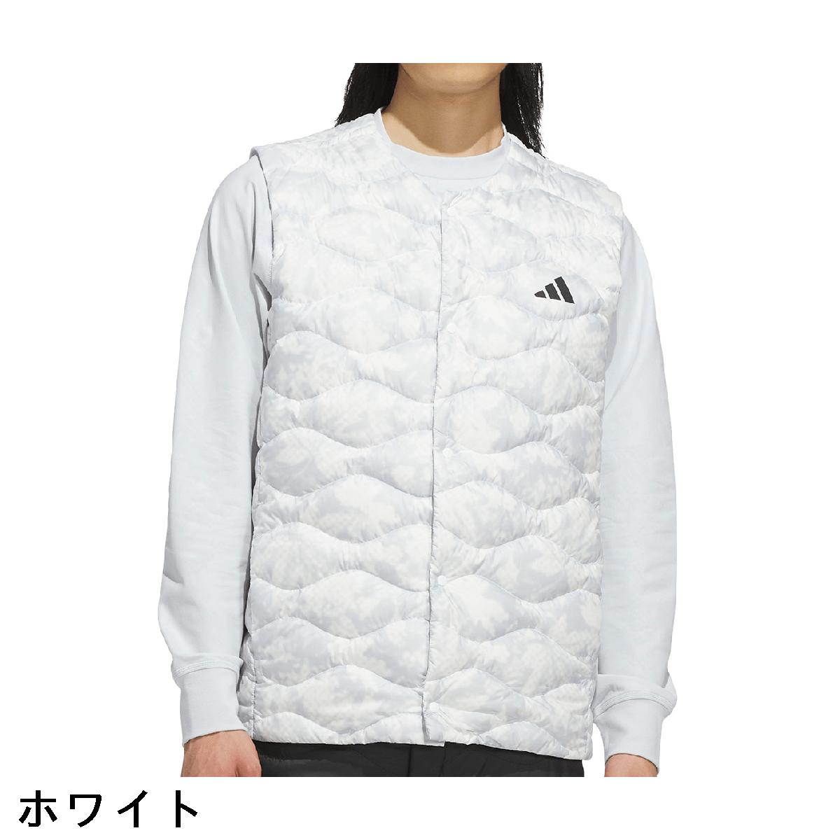 アディダス　Adidas　カモフラージュプリント パッカブル ダウンベスト