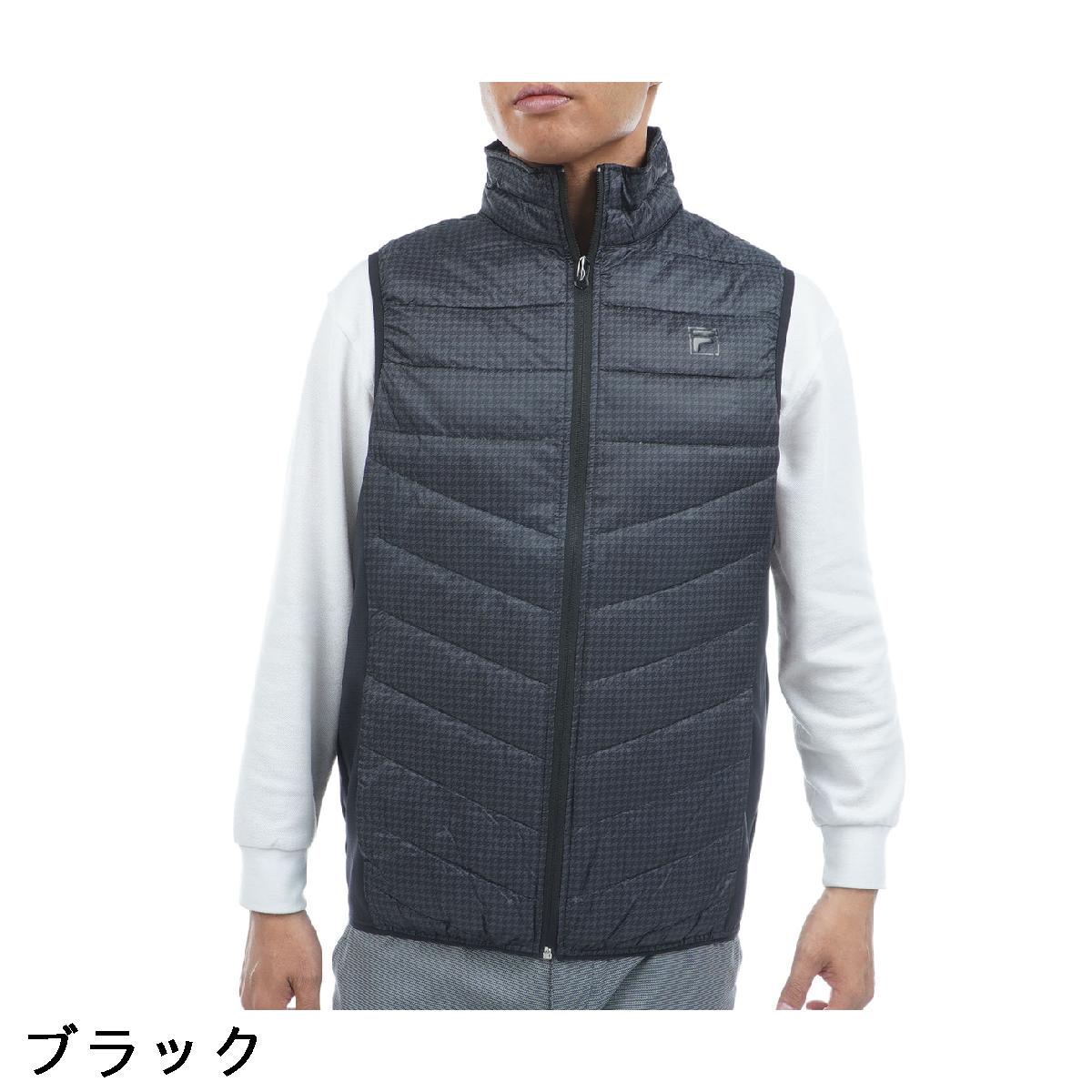 フィラ　FILA　ストレッチ ハイブリッドダウンベスト