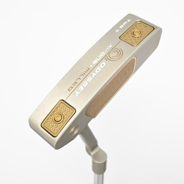 【中古】オデッセイ　AI-ONE MILLED　Ai-ONE MILLED SILVER TWO T CH パター スチールシャフト　【34】シャフト：スチールシャフトCランク　フレックス計測項目外　男性用 メンズ用　右用