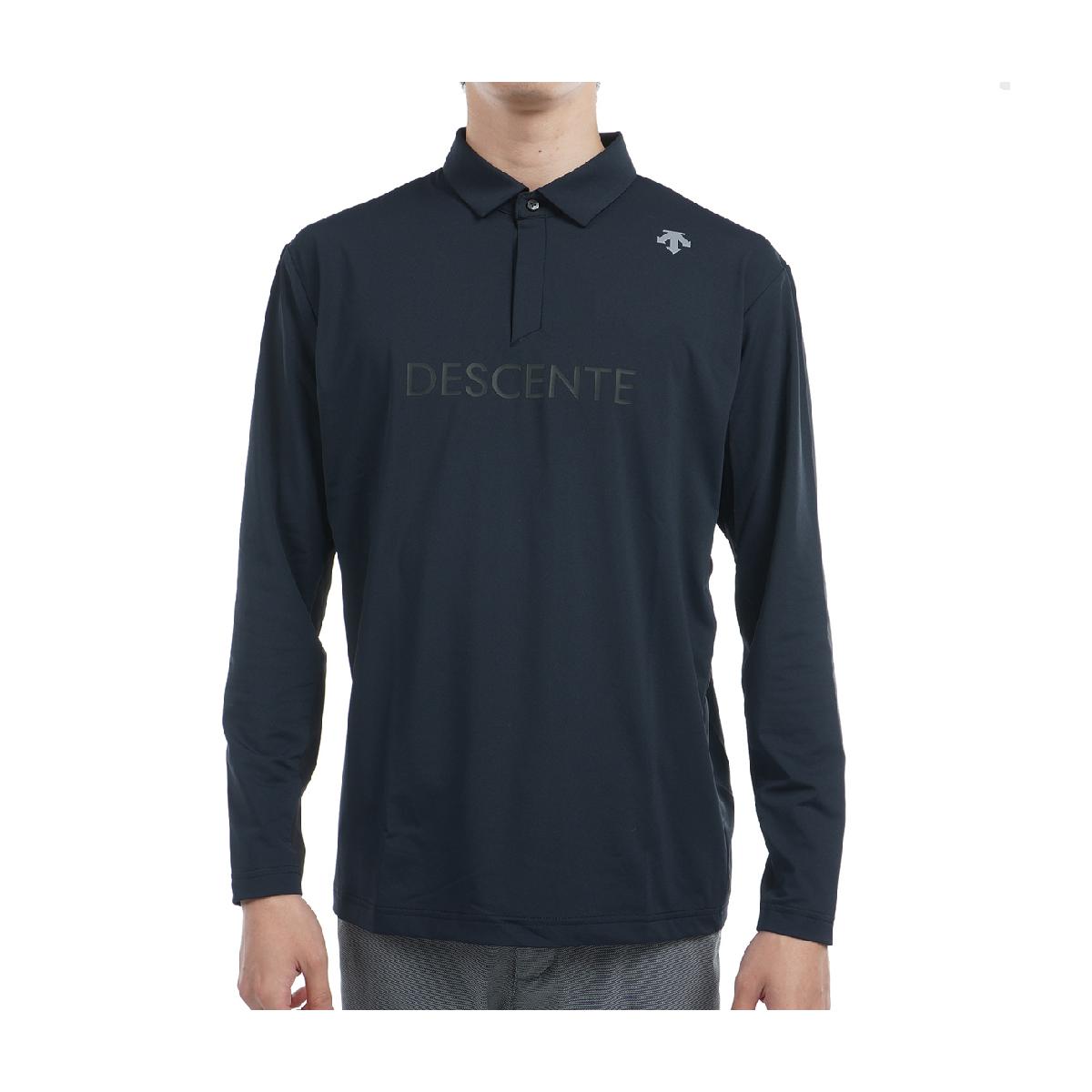 デサントゴルフ　DESCENTE GOLF　ストレッチ ベアスムース長袖ポロシャツ