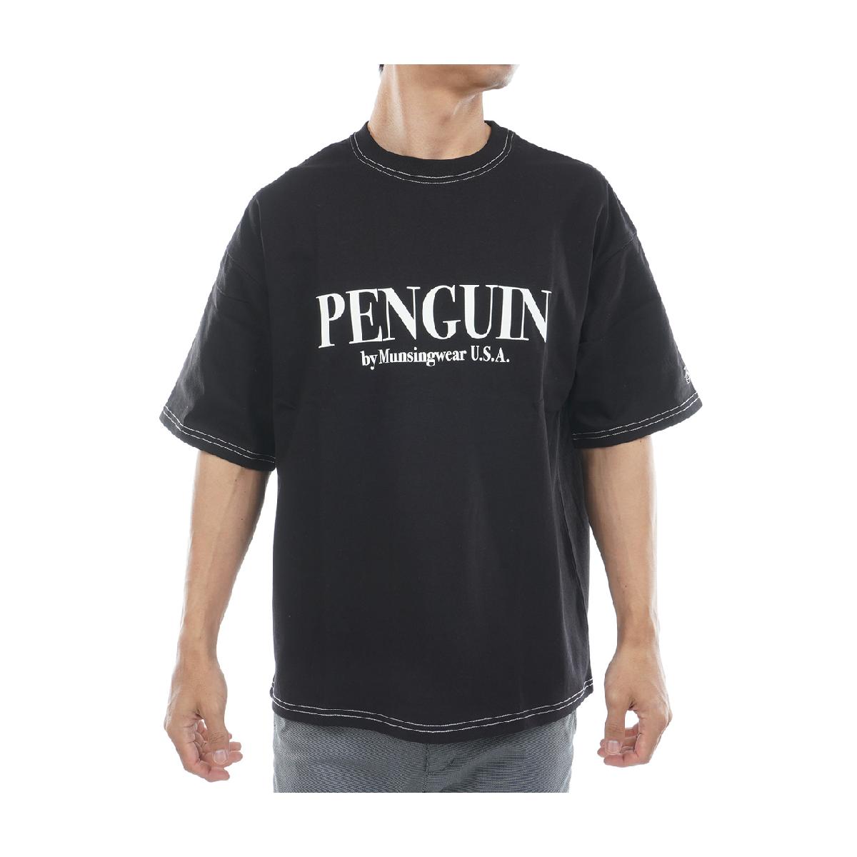 ペンギン バイ マンシングウェア Penguin by Munsingwear カラーステッチ半袖Tシャツ