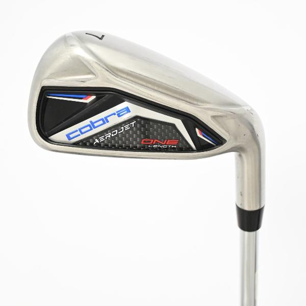 【中古】コブラ AEROJET エアロジェット ワンレングス アイアン TRUE TEMPER ELEVATE MPH 95 シャフト：TRUE TEMPER ELEVATE MPH 95Cランク フレックスS 男性用 メンズ用 右用
