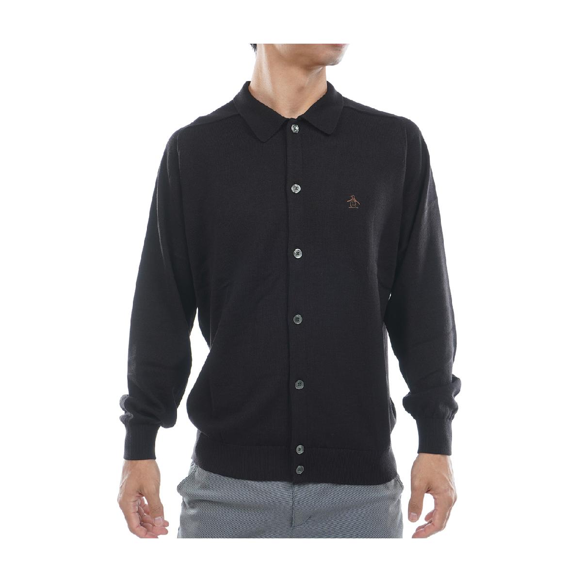 ペンギン バイ マンシングウェア　Penguin by Munsingwear　サドルショルダー ポロカーディガン