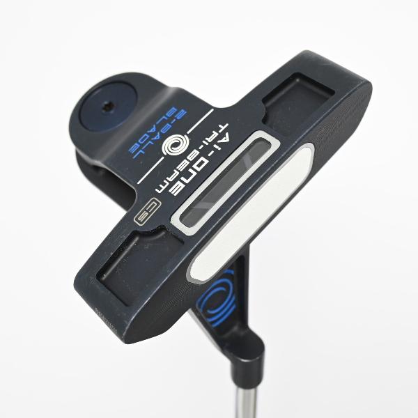 【中古】オデッセイ　AI-ONE　Ai-ONE TRI-BEAM 2-BALL BLADE CS パター スチールシャフト　【34】シャフト：スチールシャフトCランク　フレックス計測項目外　男性用 メンズ用　右用
