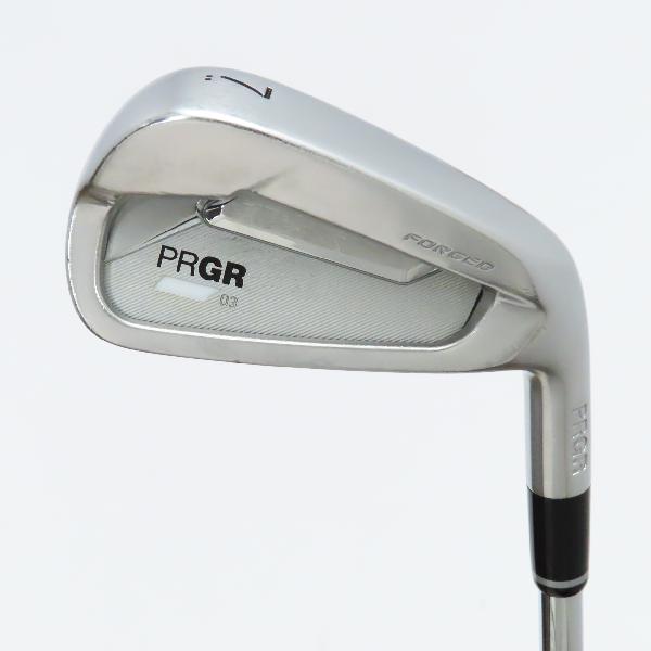 【中古】プロギア PRGR 03 IRONS アイアン Spec Steel 3 ver2 シャフト：Spec Steel 3 ver2Cランク フレックスSR 男性用 メンズ用 右用
