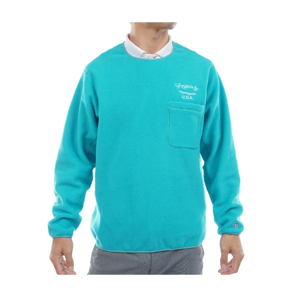 ペンギン バイ マンシングウェア　Penguin by Munsingwear　フリースクルーネック プルオーバー